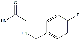 2-{[(4-fluorophenyl)methyl]amino}-N-methylacetamide Structure