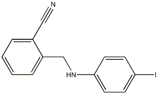 2-{[(4-iodophenyl)amino]methyl}benzonitrile Structure