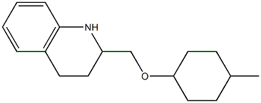 2-{[(4-methylcyclohexyl)oxy]methyl}-1,2,3,4-tetrahydroquinoline Structure