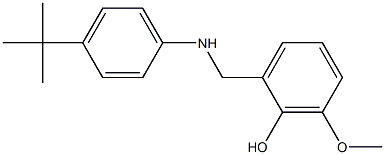 2-{[(4-tert-butylphenyl)amino]methyl}-6-methoxyphenol 구조식 이미지