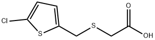 2-{[(5-chlorothiophen-2-yl)methyl]sulfanyl}acetic acid 구조식 이미지