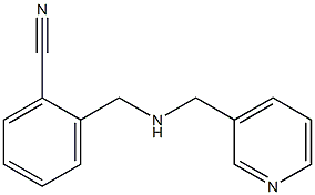 2-{[(pyridin-3-ylmethyl)amino]methyl}benzonitrile Structure