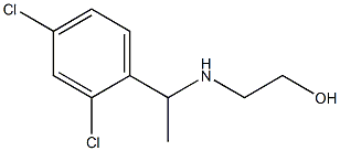 2-{[1-(2,4-dichlorophenyl)ethyl]amino}ethan-1-ol 구조식 이미지