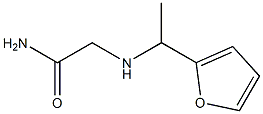 2-{[1-(2-furyl)ethyl]amino}acetamide 구조식 이미지