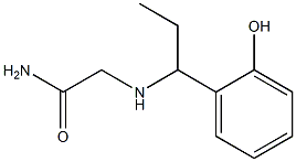 2-{[1-(2-hydroxyphenyl)propyl]amino}acetamide Structure