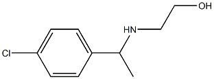 2-{[1-(4-chlorophenyl)ethyl]amino}ethan-1-ol Structure