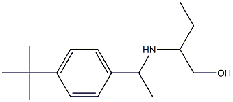 2-{[1-(4-tert-butylphenyl)ethyl]amino}butan-1-ol 구조식 이미지