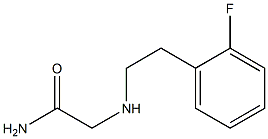 2-{[2-(2-fluorophenyl)ethyl]amino}acetamide Structure