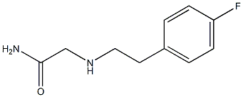 2-{[2-(4-fluorophenyl)ethyl]amino}acetamide Structure