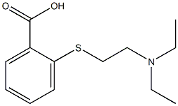 2-{[2-(diethylamino)ethyl]thio}benzoic acid Structure