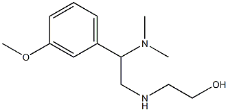 2-{[2-(dimethylamino)-2-(3-methoxyphenyl)ethyl]amino}ethan-1-ol Structure