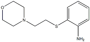 2-{[2-(morpholin-4-yl)ethyl]sulfanyl}aniline 구조식 이미지