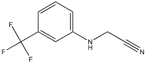 2-{[3-(trifluoromethyl)phenyl]amino}acetonitrile 구조식 이미지