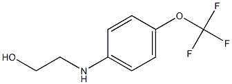 2-{[4-(trifluoromethoxy)phenyl]amino}ethan-1-ol 구조식 이미지