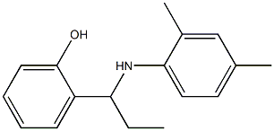 2-{1-[(2,4-dimethylphenyl)amino]propyl}phenol 구조식 이미지