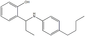 2-{1-[(4-butylphenyl)amino]propyl}phenol Structure