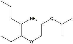 2-{2-[(4-aminoheptan-3-yl)oxy]ethoxy}propane Structure