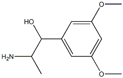 2-amino-1-(3,5-dimethoxyphenyl)propan-1-ol 구조식 이미지