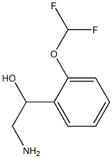 2-amino-1-[2-(difluoromethoxy)phenyl]ethanol 구조식 이미지