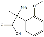 2-amino-2-(2-methoxyphenyl)propanoic acid Structure