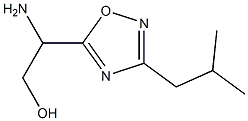 2-amino-2-[3-(2-methylpropyl)-1,2,4-oxadiazol-5-yl]ethan-1-ol Structure