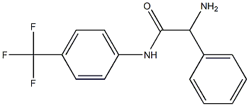 2-amino-2-phenyl-N-[4-(trifluoromethyl)phenyl]acetamide 구조식 이미지