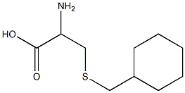 2-amino-3-[(cyclohexylmethyl)thio]propanoic acid Structure
