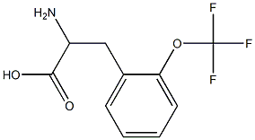 2-amino-3-[2-(trifluoromethoxy)phenyl]propanoic acid 구조식 이미지