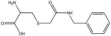 2-amino-3-{[(benzylcarbamoyl)methyl]sulfanyl}propanoic acid Structure