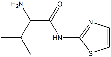 2-amino-3-methyl-N-1,3-thiazol-2-ylbutanamide Structure