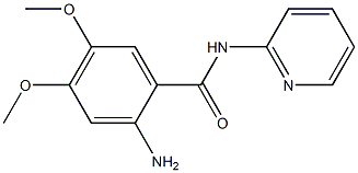 2-amino-4,5-dimethoxy-N-pyridin-2-ylbenzamide Structure