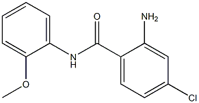 2-amino-4-chloro-N-(2-methoxyphenyl)benzamide 구조식 이미지