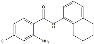 2-amino-4-chloro-N-(5,6,7,8-tetrahydronaphthalen-1-yl)benzamide 구조식 이미지