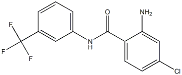 2-amino-4-chloro-N-[3-(trifluoromethyl)phenyl]benzamide 구조식 이미지