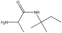 2-amino-N-(1,1-dimethylpropyl)propanamide 구조식 이미지