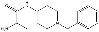 2-amino-N-(1-benzylpiperidin-4-yl)propanamide Structure