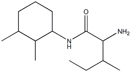 2-amino-N-(2,3-dimethylcyclohexyl)-3-methylpentanamide 구조식 이미지