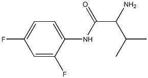 2-amino-N-(2,4-difluorophenyl)-3-methylbutanamide 구조식 이미지