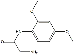 2-amino-N-(2,4-dimethoxyphenyl)acetamide Structure