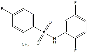 2-amino-N-(2,5-difluorophenyl)-4-fluorobenzene-1-sulfonamide Structure