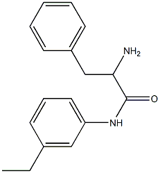 2-amino-N-(3-ethylphenyl)-3-phenylpropanamide 구조식 이미지