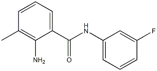 2-amino-N-(3-fluorophenyl)-3-methylbenzamide 구조식 이미지