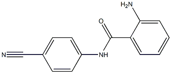 2-amino-N-(4-cyanophenyl)benzamide 구조식 이미지