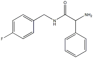 2-amino-N-(4-fluorobenzyl)-2-phenylacetamide Structure