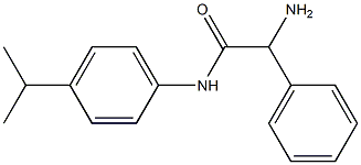 2-amino-N-(4-isopropylphenyl)-2-phenylacetamide 구조식 이미지