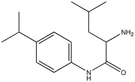 2-amino-N-(4-isopropylphenyl)-4-methylpentanamide 구조식 이미지