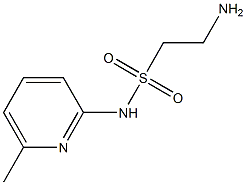 2-amino-N-(6-methylpyridin-2-yl)ethane-1-sulfonamide Structure