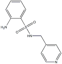 2-amino-N-(pyridin-4-ylmethyl)benzene-1-sulfonamide 구조식 이미지