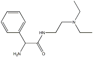 2-amino-N-[2-(diethylamino)ethyl]-2-phenylacetamide Structure