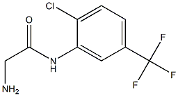 2-amino-N-[2-chloro-5-(trifluoromethyl)phenyl]acetamide 구조식 이미지